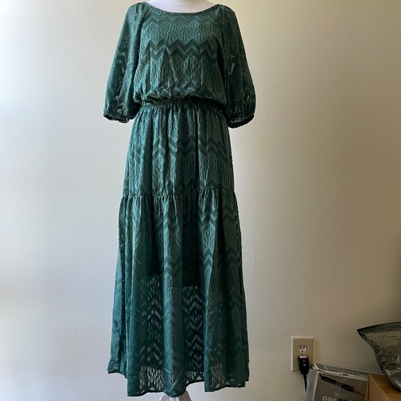 a new day Dresses & Skirts - Sage Green Midi Summer Dress